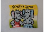 Cedulka na dveře-slon